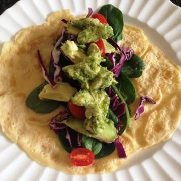 Pesto Chicken Wraps